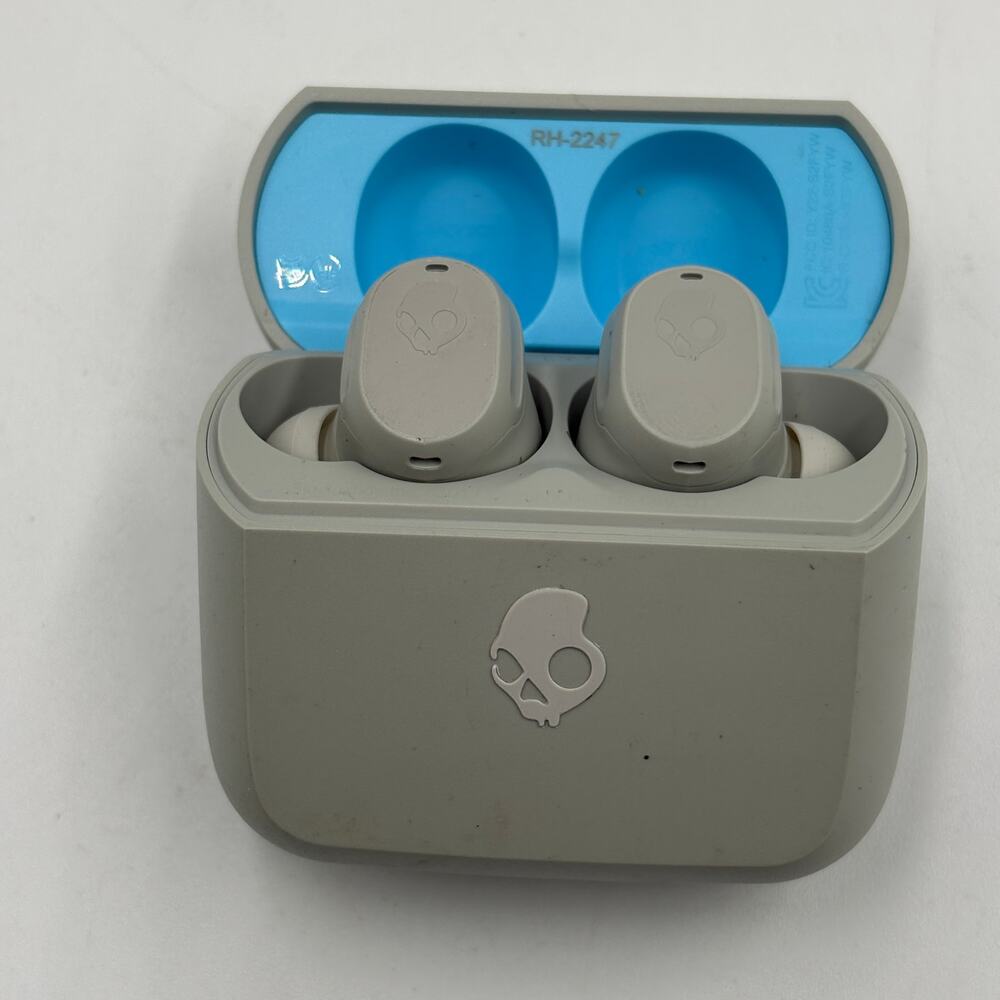 Skullcandy Mod True Wireless Earbuds w/ Light Gray Case TESTED